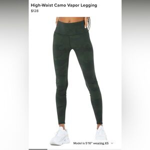 Alo Yoga High Waist Camo Viper Leggings Size M